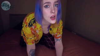 Stacy Mjesec bije po njoj veliko bijelo dupe dok ona ne može više da podnesem