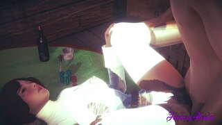 Йондоҙ һуғыш Хентай 3D - Лей менән шөғөлләнә Ҡаты секс в таверне