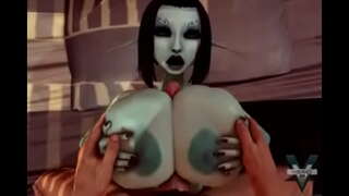 Titty fuck Soria, un Beidz Viņai Mutē