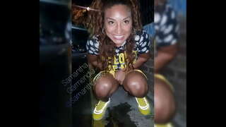 Sam garmendia estas farita pee-pee en la strato